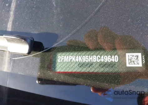 2017 Ford Edge Titanium z USA, uszkodzony, nr VIN 2FMPK4K95HBC49640